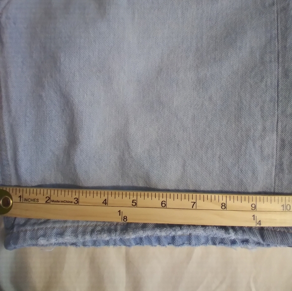 Pull & Bear Men's Light Blue Denim Jean Shorts Size 34 Streatwear - Picture 10 of 12